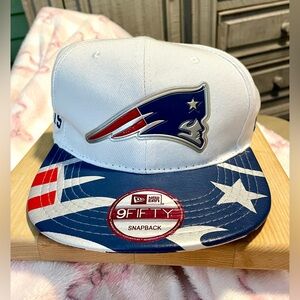 *NEW* New Era Fits New England Patriots Cap/Hat - Adjustable/Glossy Bill-Sz  7.5